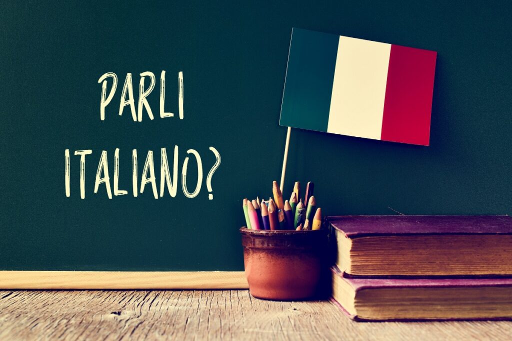 question parli italiano