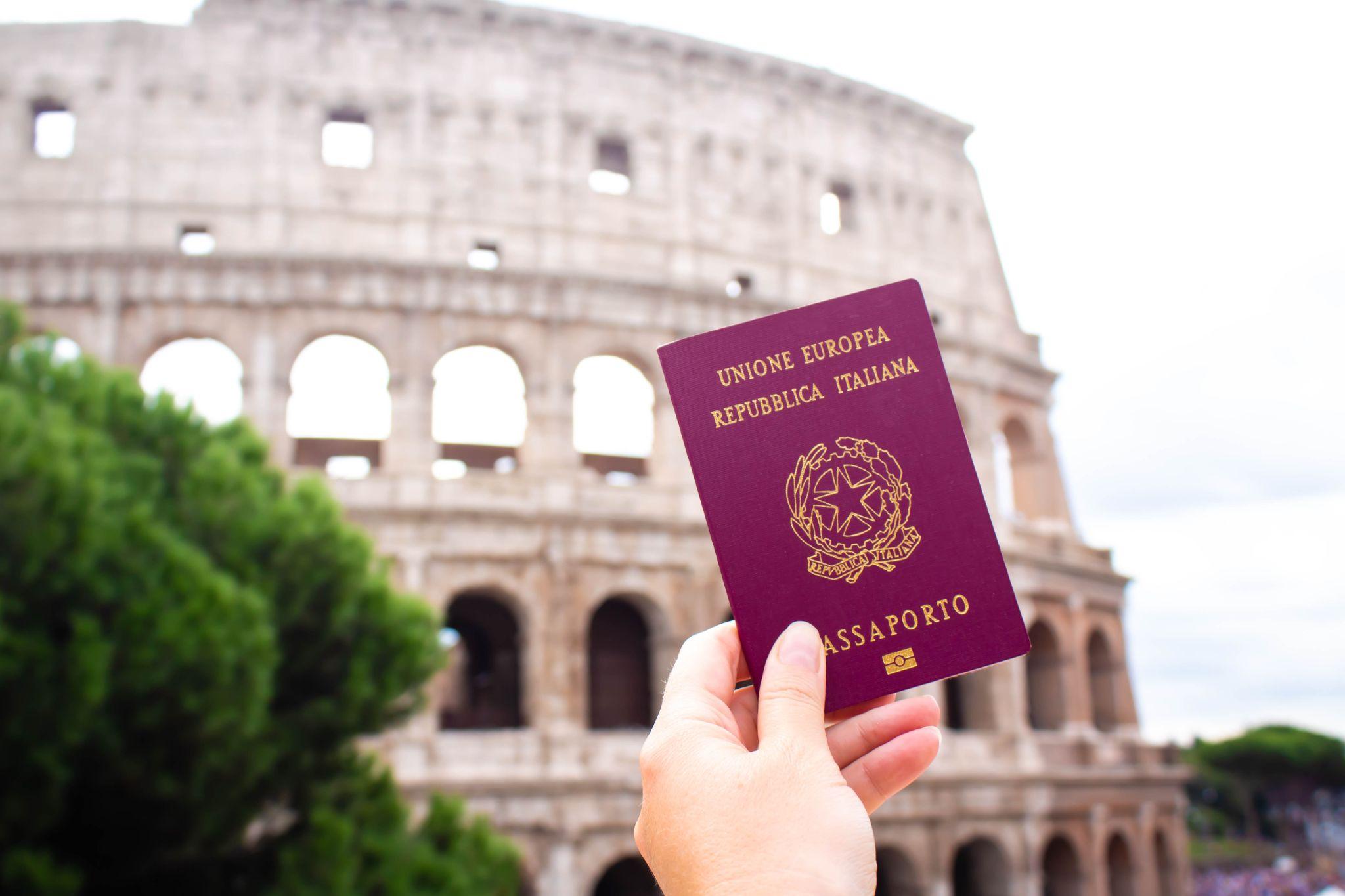 Passport for Italian ancestry search