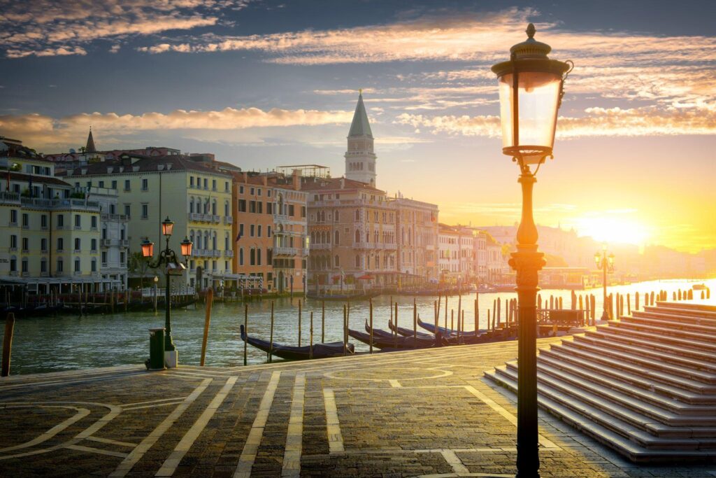 Farola en Venecia